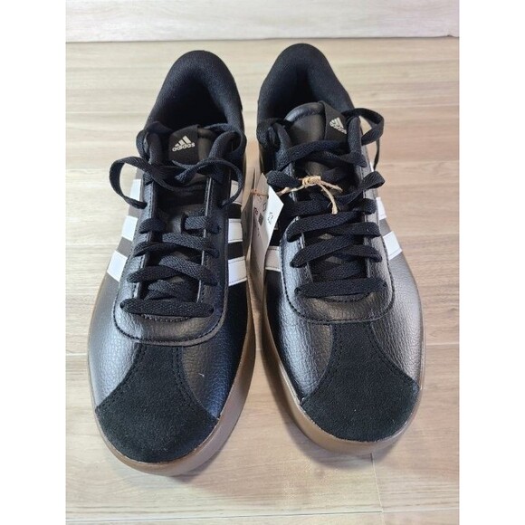 Adidas VL Court 3.0 Women’s Size 9.5 – Black White ID8796 Casual Sneakers - Picture 2 of 8